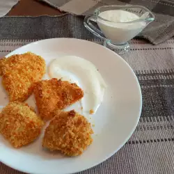 Запеченные куриные кусочки в панировке