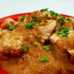 Кусочки в сладко-кислом соусе