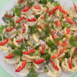 Канапе с сельдью