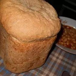 Хлеб с цельнозерновой мукой в хлебопечке