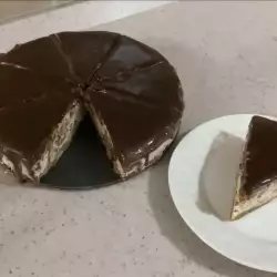 Шоколадный торт с печеньем дамские пальчики