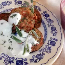 Котлеты из мясного фарша и шпината