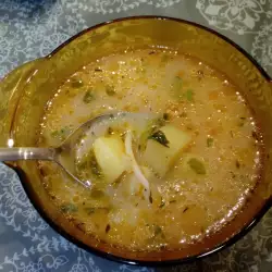 Картофельный суп с репчатым луком