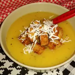 Картофельный суп-пюре с морковью