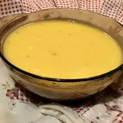 Картофельный крем-суп с куркумой