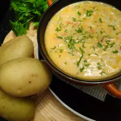 Овощной суп со сладкими перцами