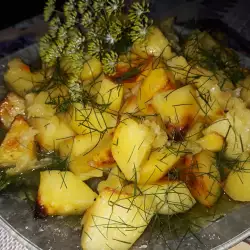 Тушеная картошка с оливковым маслом