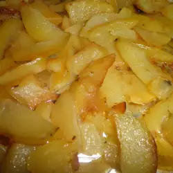 Быстрая картошка в духовке