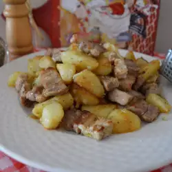 Картофель соте с беконом