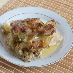 Курица со сметаной и картофелем