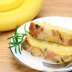Пирог с бананами и мукой