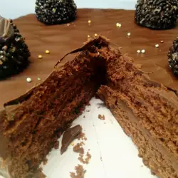 Шоколадный кето-торт