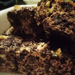 Шоколадные пироги с грецкими орехами