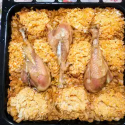 Квашеная капуста с рисом и ножками индейки