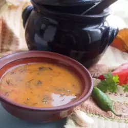 Суп из фасоли с петрушкой