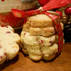 Рождественское печенье с брусникой