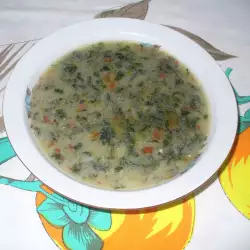 Суп с зеленым луком