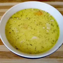 Овощной суп со сливочным маслом