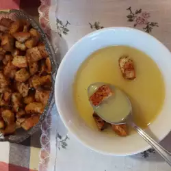 Картофельный крем-суп с репчатым луком