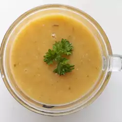 Суп-пюре из кабачков и батата