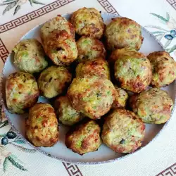 Котлетки с мясным фаршем и кабачками в аэрофритюрнице