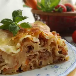 Быстрая лазанья Болоньезе с готовыми листами теста