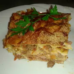 Ароматная лазанья из домашних листов
