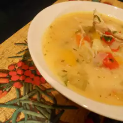 Куриный суп с сельдереем