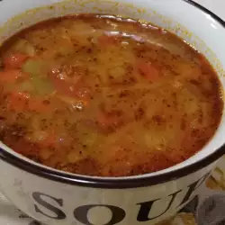 Суп из чечевицы по-деревенски