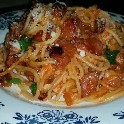 Простые домашние спагетти