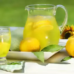 Домашний лимонад с газированой водой