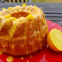 Лимонный кекс с яичными белками и сыром Маскарпоне