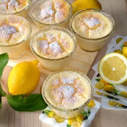 Лимонный пирог в формочках