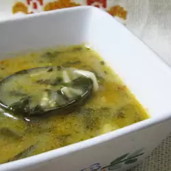 Весенний суп с щавелем
