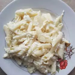 Макароны с четырьмя видами сыра