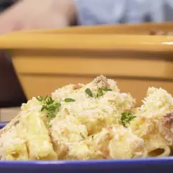 Макароны с сырным соусом