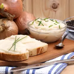 Намазки на хлеб с зеленым луком