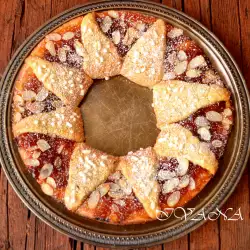 Итальянская кростата (масляный пай) Солнце