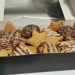 Медовое печенье с шоколадом