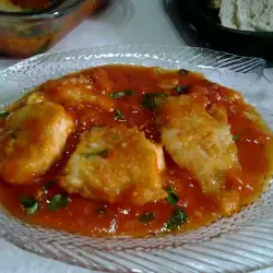 Блюда из рыбы с помидорами