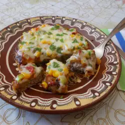 Мица с кабачками и овощами