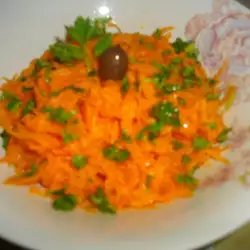 Салат из моркови с апельсиновым соком
