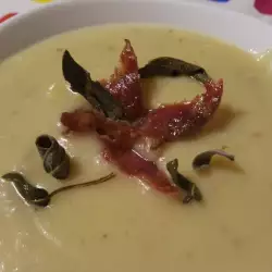 Грибной крем-суп с картофелем