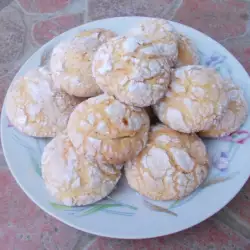 Печенье трещинки с апельсиновой цедрой