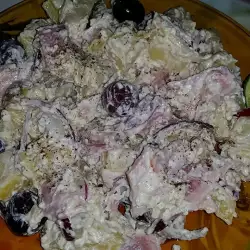 Зимний салат с репчатым луком