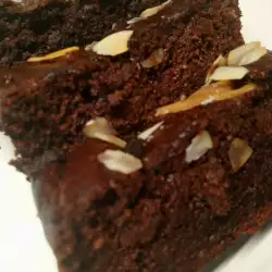 Шоколадный десерт с крахмалом