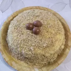 Ореховый торт с яйцами
