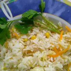 Овощные блюда с рисом