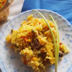 Рис с овощами без мяса