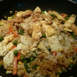 Блюда с рисом и яйцами
